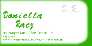 daniella racz business card